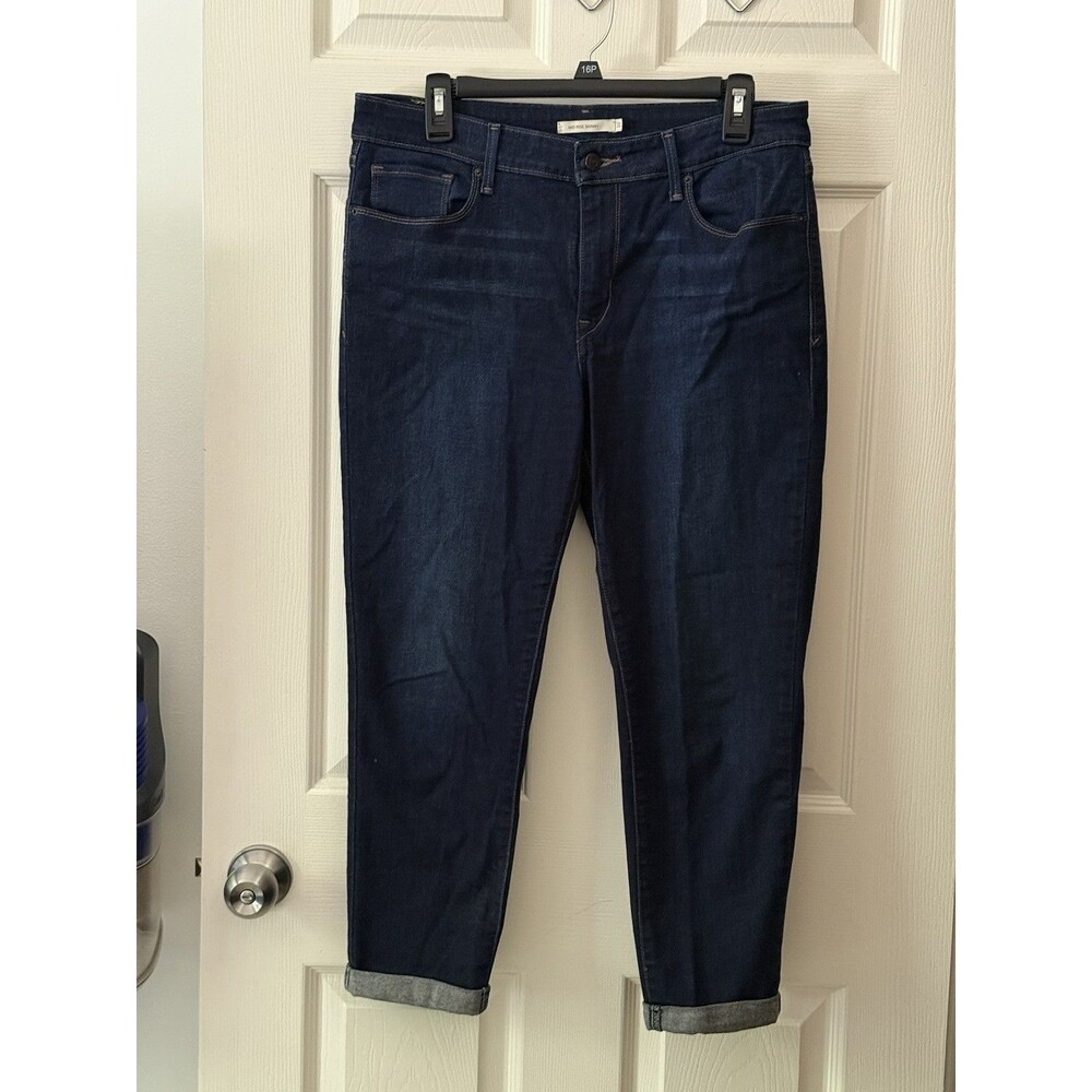 Levi’s Mid Rise Skinny Denim Jeans Dark Wash Women’s Size W31